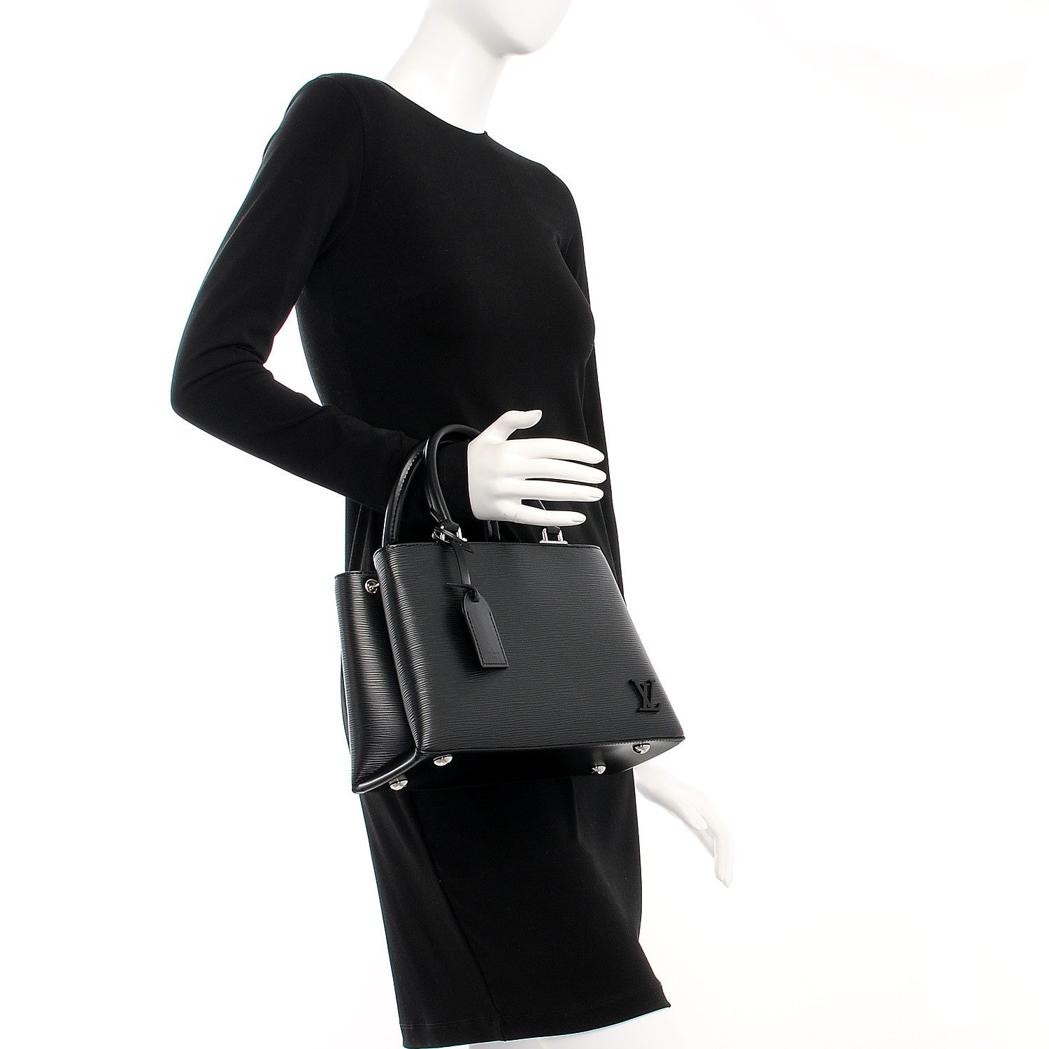 Louis Vuitton Epi Kleber PM Black 3 of 8