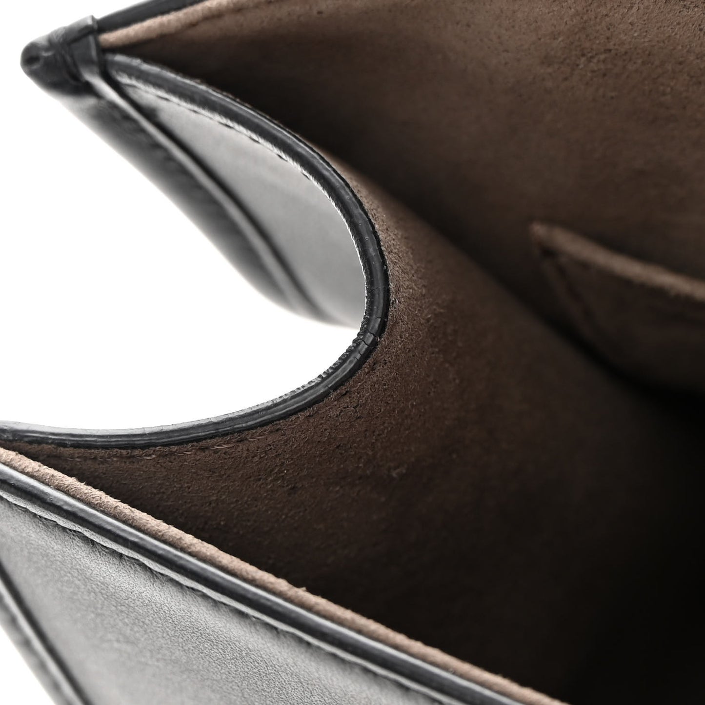 Vitello Century Opaco F is Fendi Kan I Shoulder Bag Black