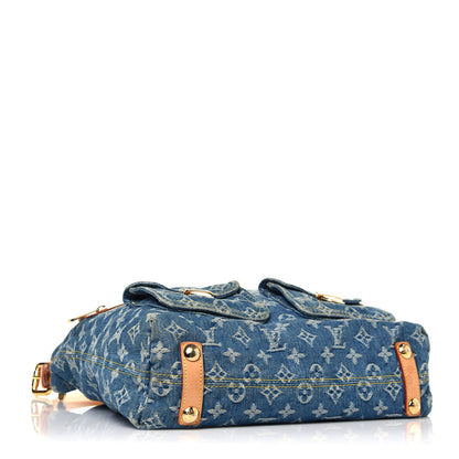 Louis Vuitton Denim Baggy GM Blue 4 of 10
