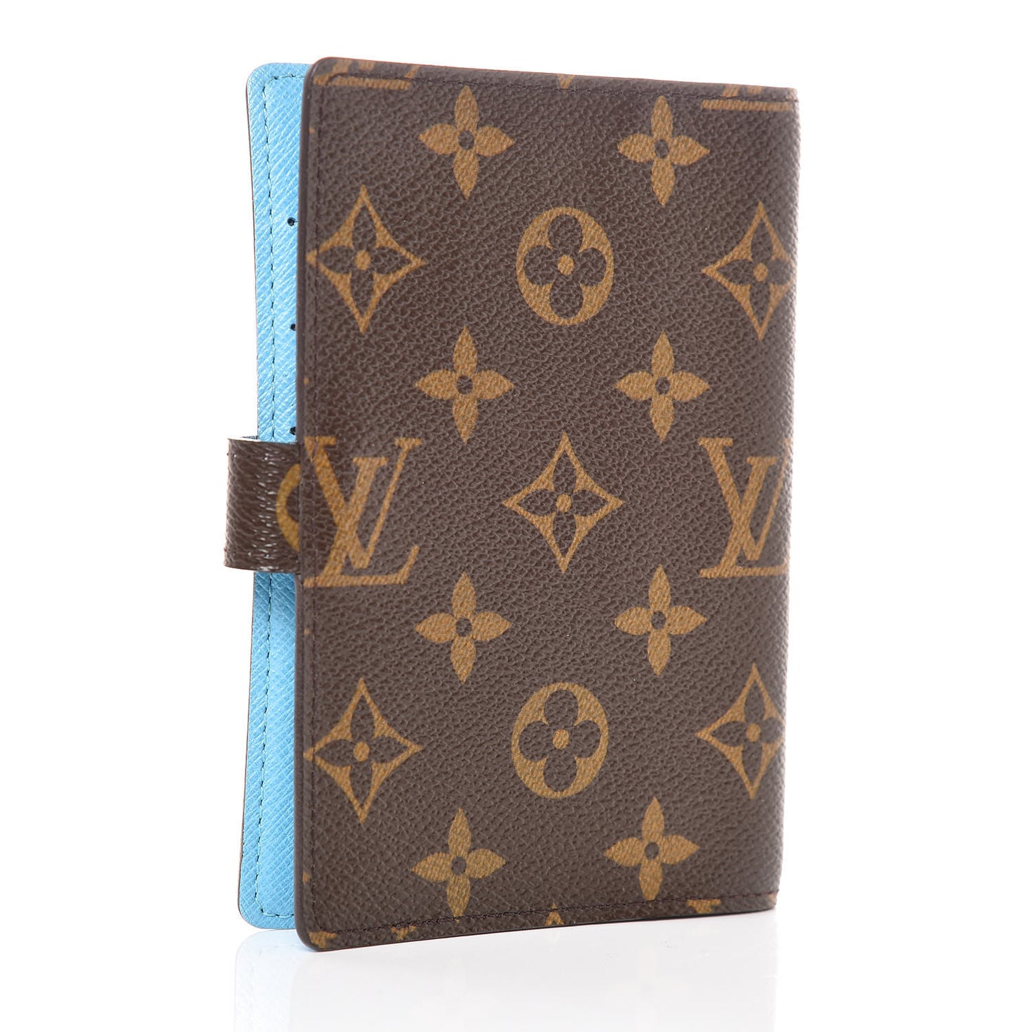 Monogram Groom Small Ring Agenda Cover Blue