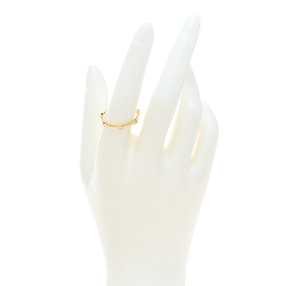 David Yurman 18K Yellow Gold Diamond Cable Collectibles Stack Ring 56 7.5 2 of 4