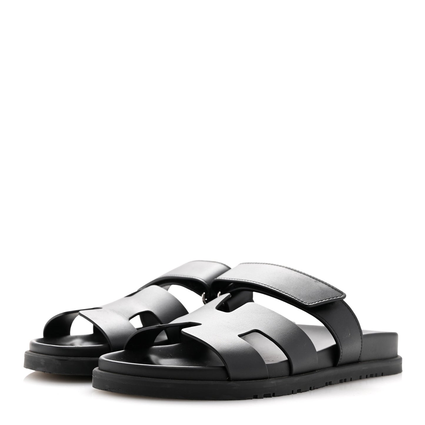 Calfskin Womens Chypre Sandals 38 Black