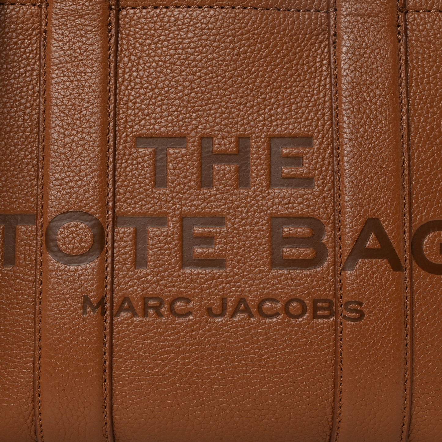 Grained Calfskin Small The Tote Bag Argan Oil