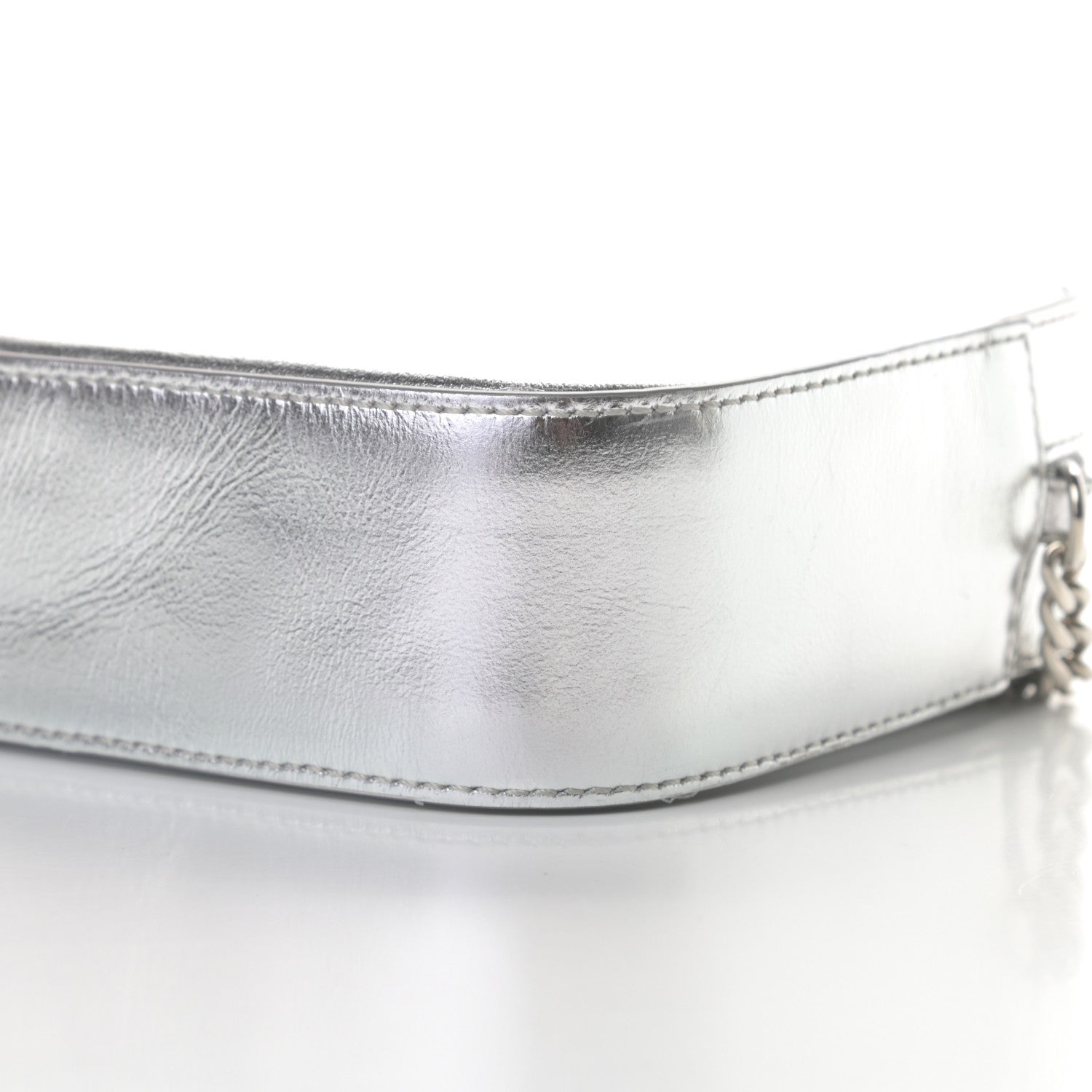 Jimmy Choo Metallic Calfskin Athini Camera Bag Silver 10 of 13