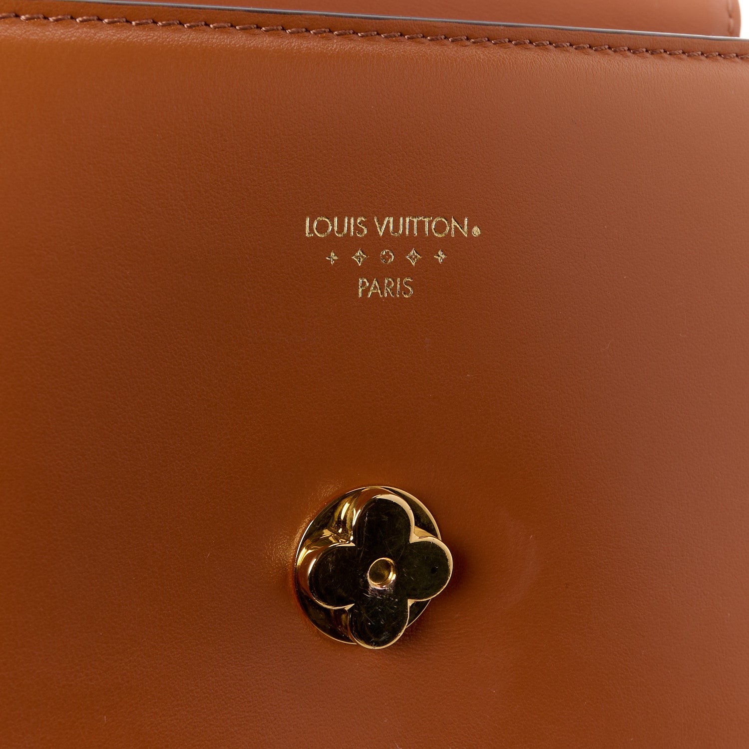 Louis Vuitton Smooth Calfskin LV Pont 9 Golden Siena 7 of 12