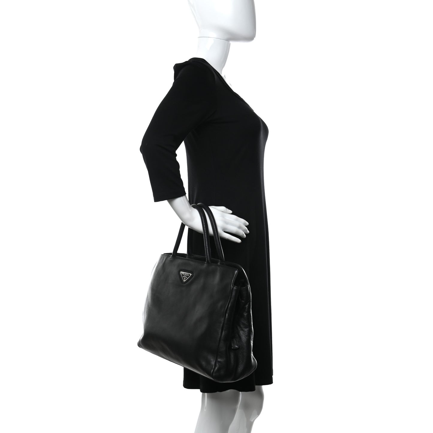 Nappa Sport Tote Black