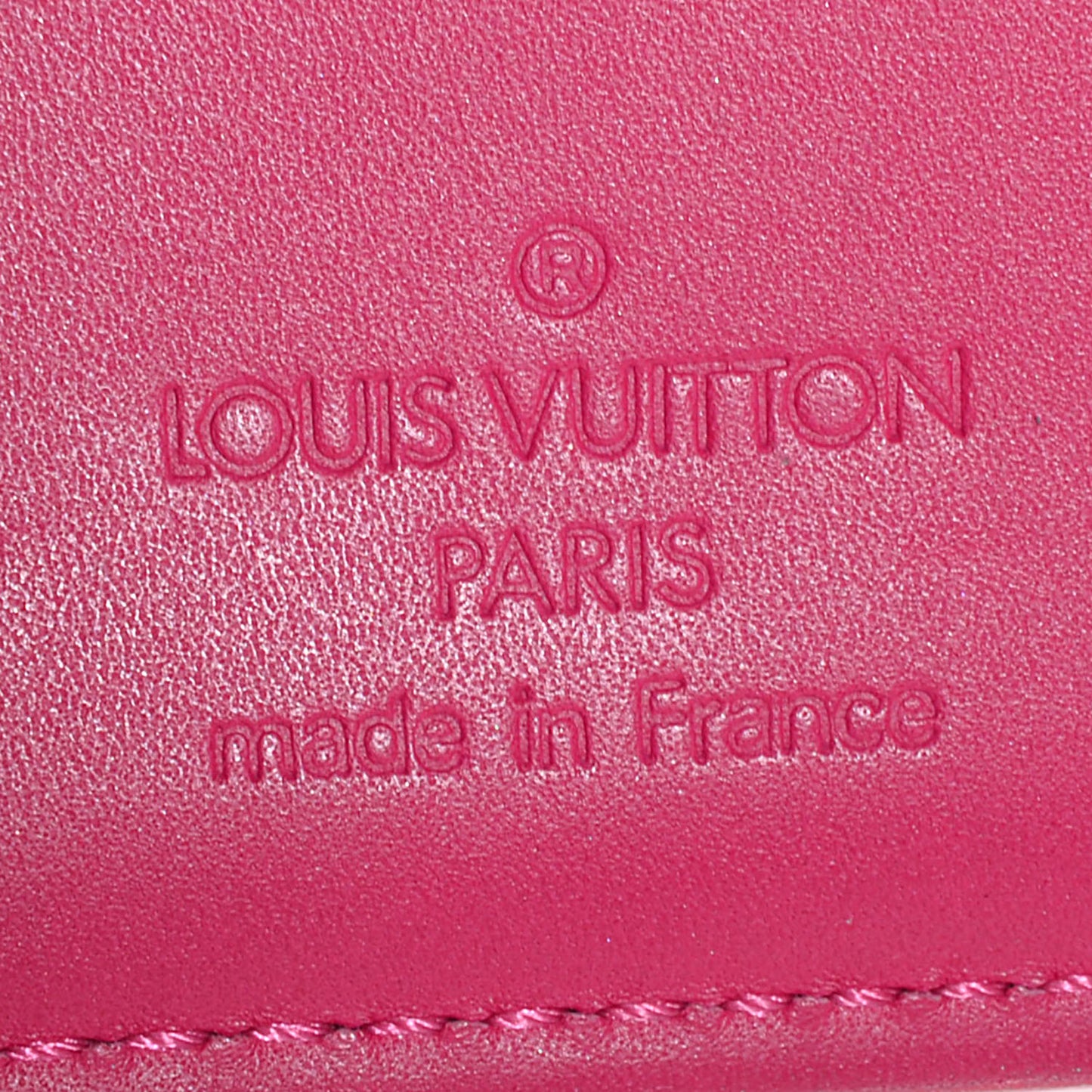 Vernis French Purse Wallet Rose Pop