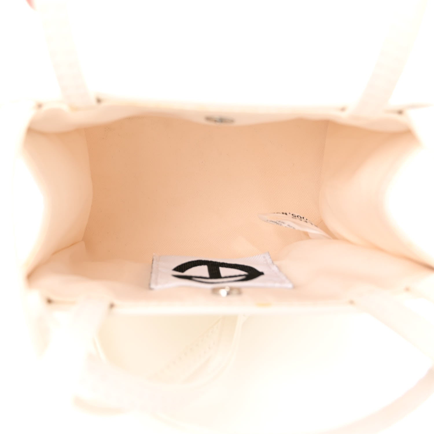 Telfar Vegan Leather Small Shopping Bag White 5 of 9