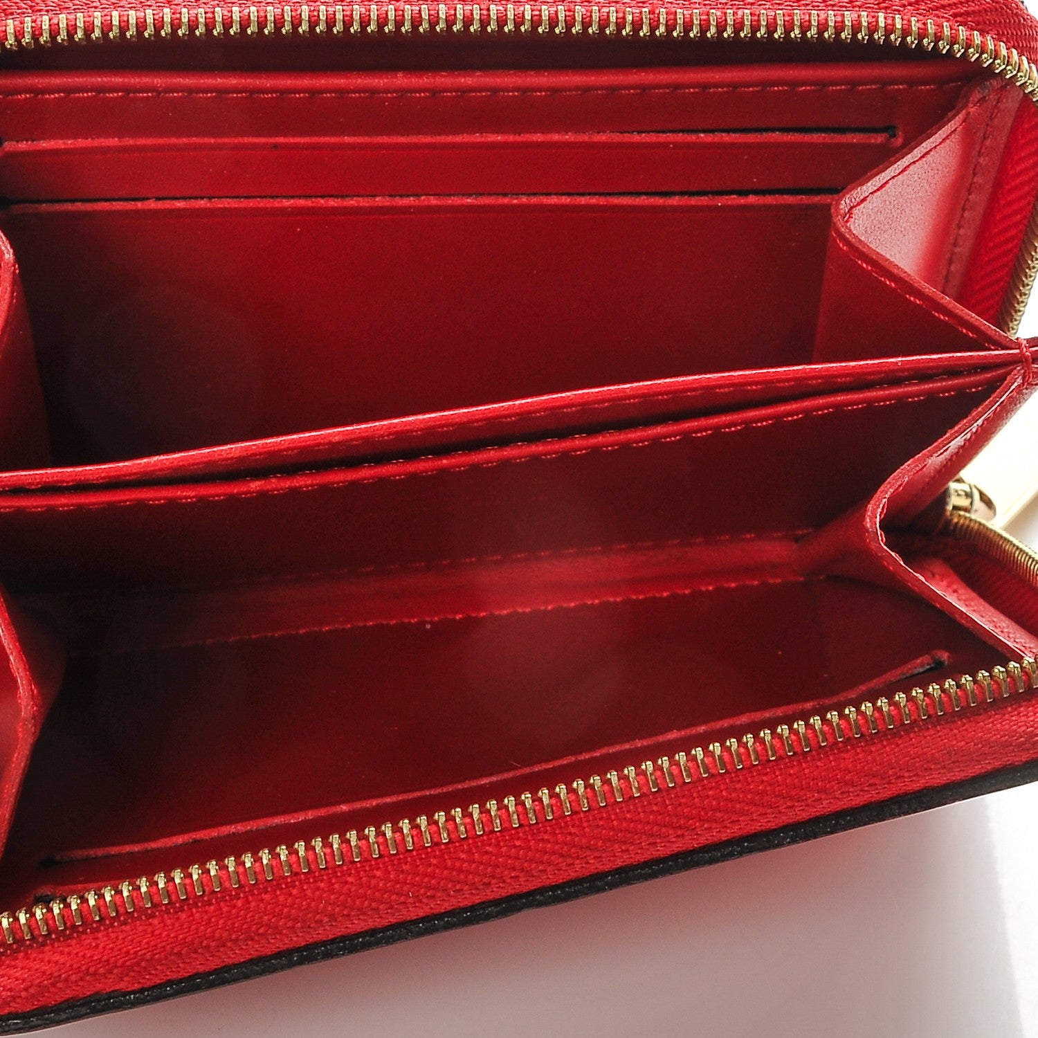 Louis Vuitton Vernis Zippy Coin Purse Cherry 5 of 8