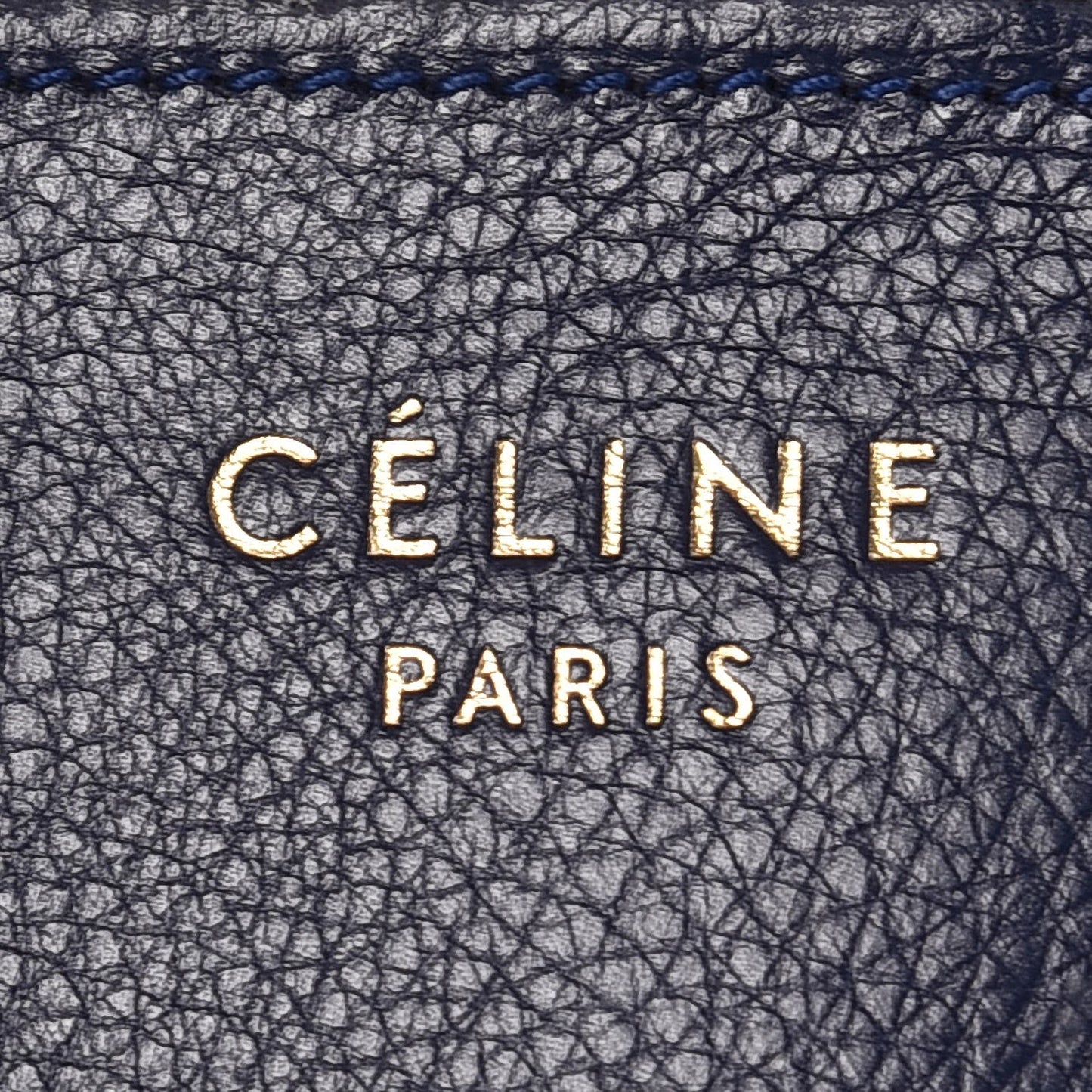 Drummed Calfskin Mini Luggage Ink