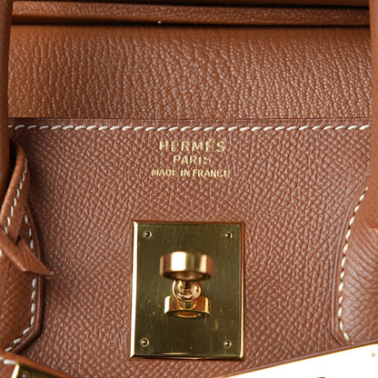 Hermes Courchevel HAC Birkin 32 Gold 8 of 11