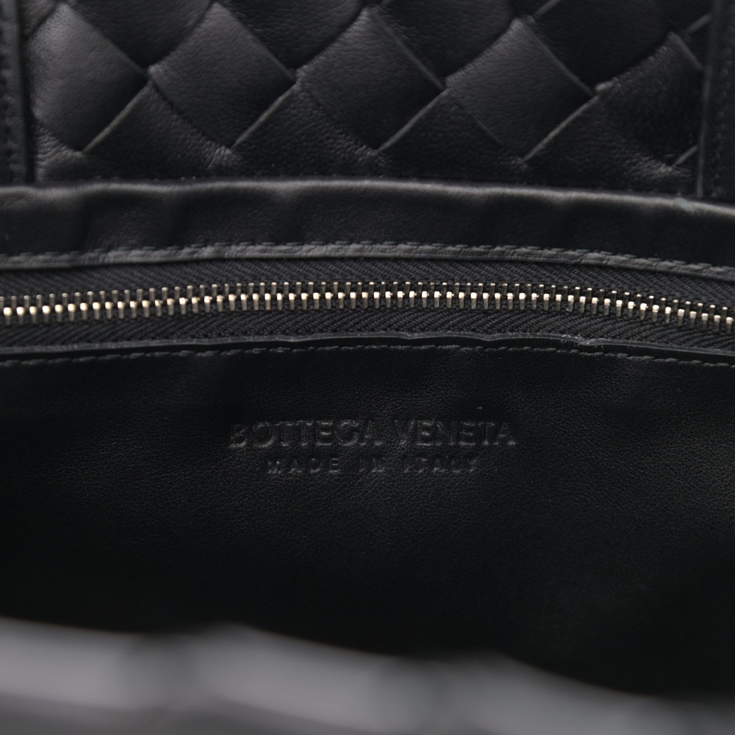 Nappa Intrecciato Small Tote Black