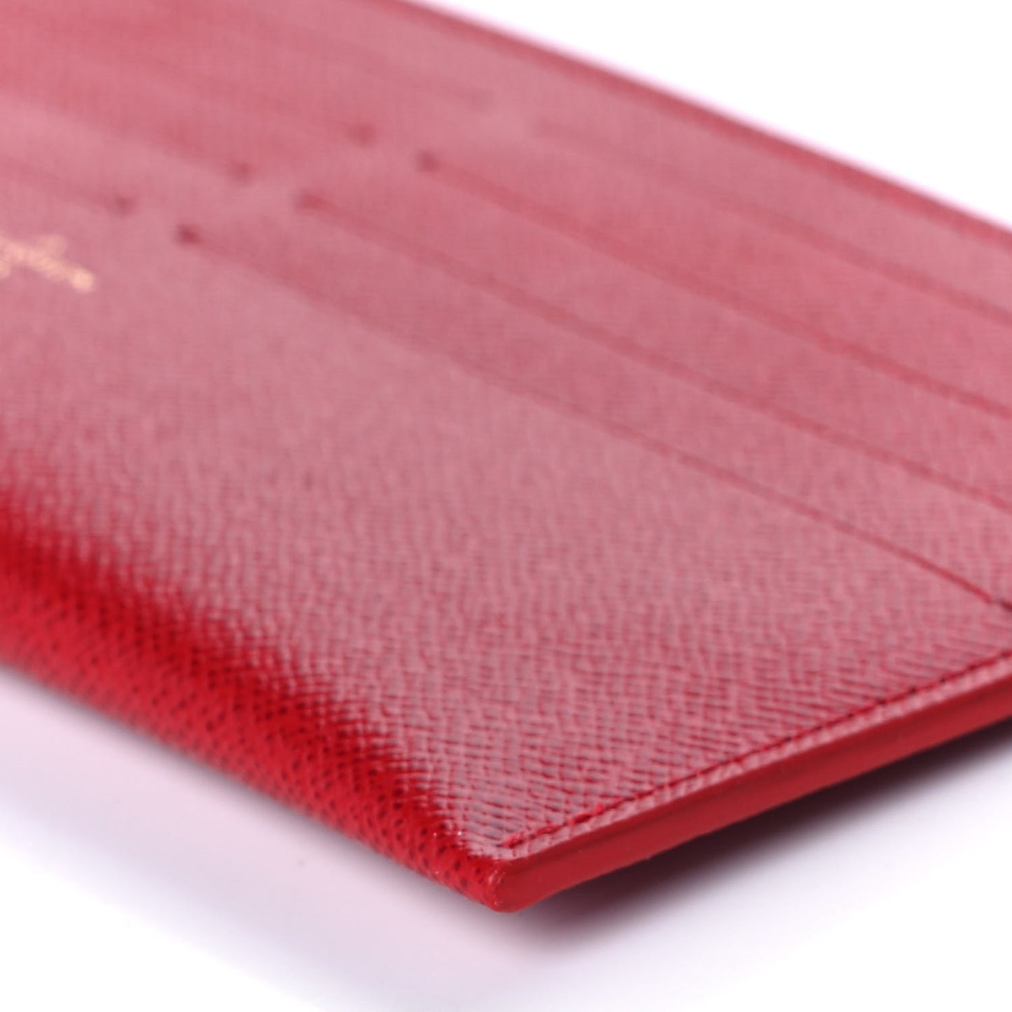 Calfskin Felicie Card Holder Insert Cherry