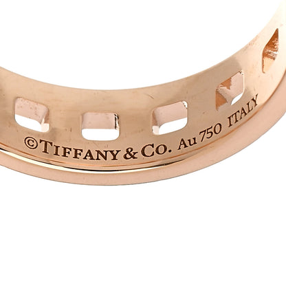 Tiffany 18K Rose Gold Wide T True Ring 52 6 5 of 5