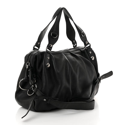Gucci Calfskin Large Icon Bit Boston Black 3 of 10