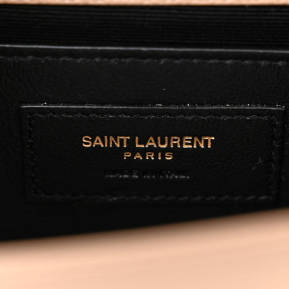 Saint Laurent Grain De Poudre Small Monogram Kate Satchel Nude Powder 6 of 10