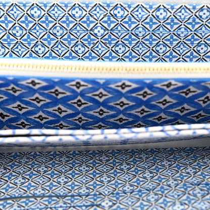 Louis Vuitton Monogram Giant By The Pool Zippy Wallet Resort Blue 5 of 6