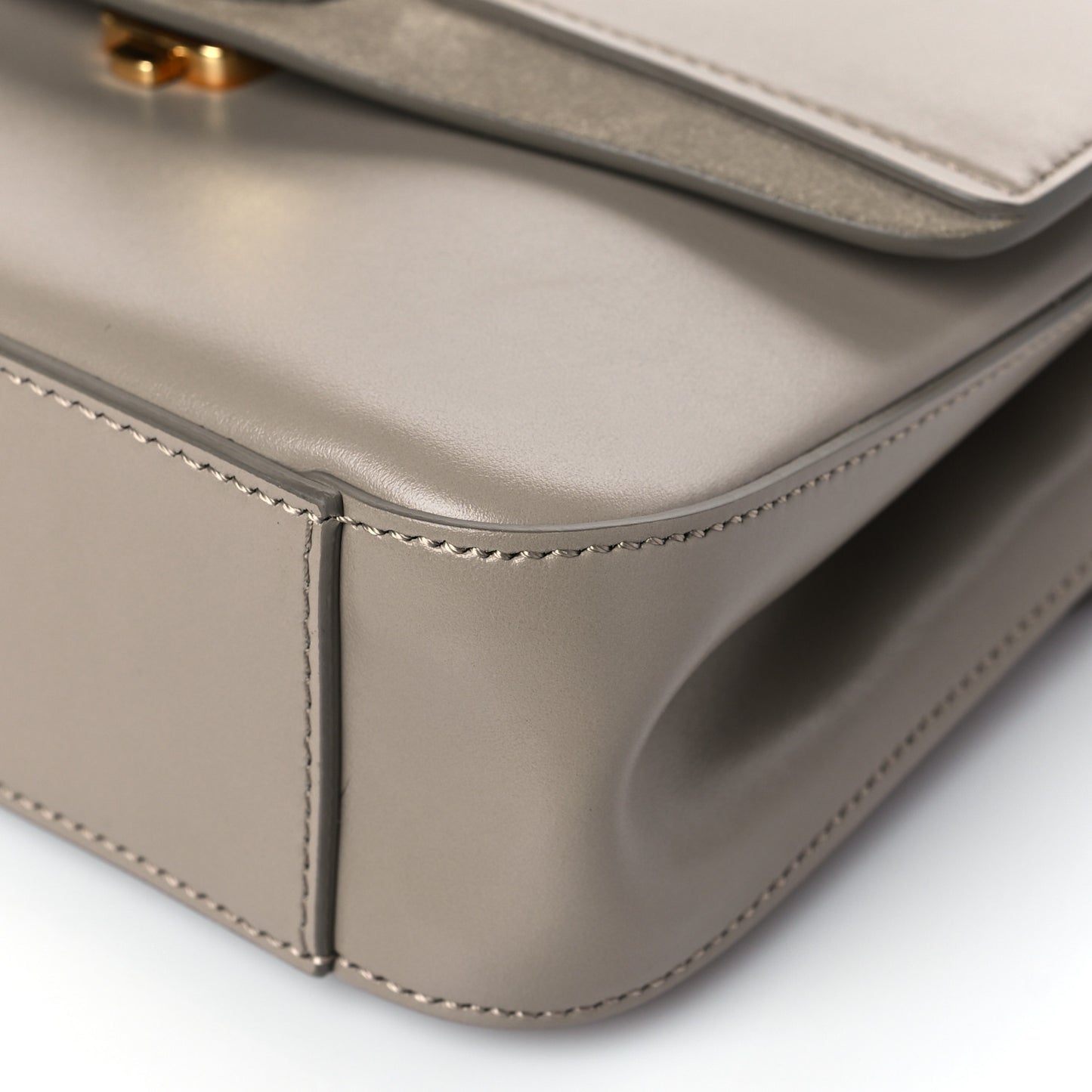 Calfskin Small C Double Carry Motty Grey