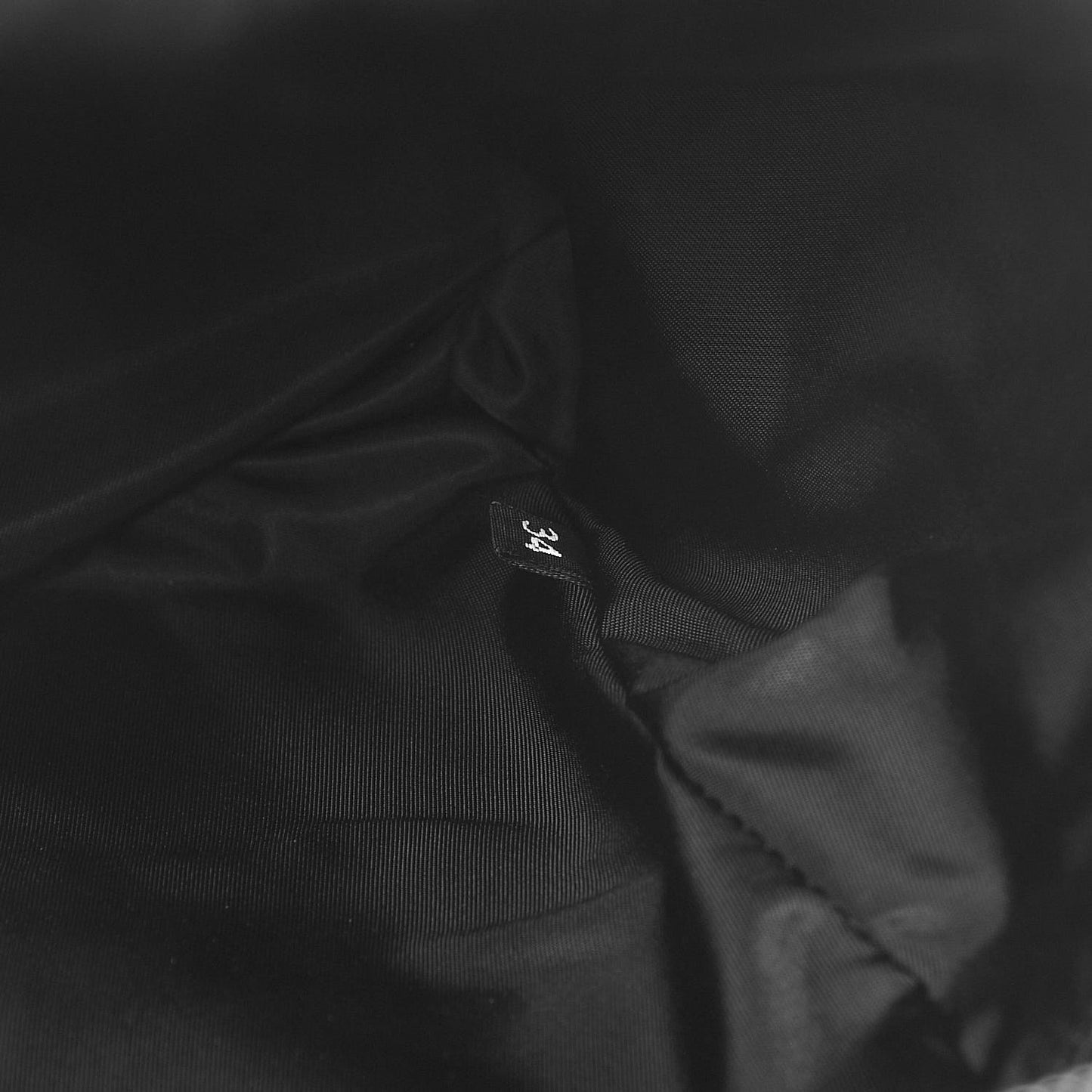 Calfskin Coated Canvas Vulcano Backpack Black
