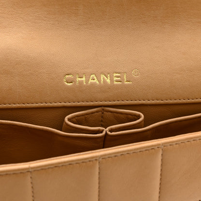 Chanel Lambskin East West Chocolate Bar Flap Beige 6 of 14