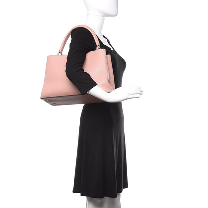 Louis Vuitton Taurillon Capucines MM Magnolia 2 of 13