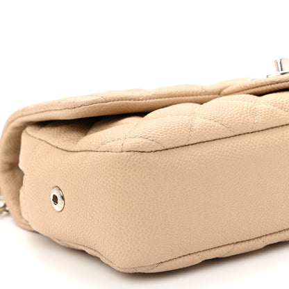 Chanel Caviar Quilted Medium Easy Flap Beige 9 of 10