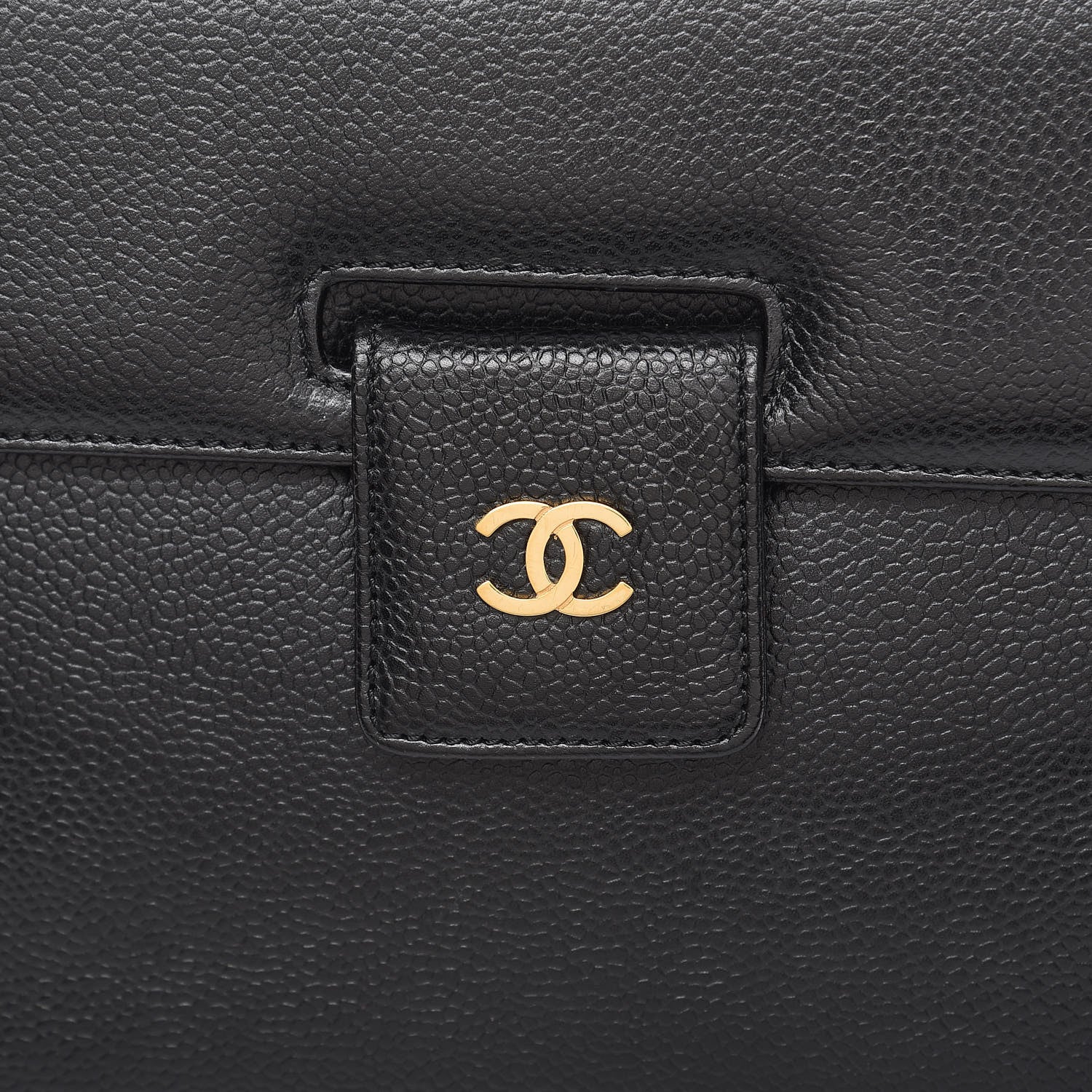 Chanel Caviar Medium Shoulder Bag Black 11 of 12