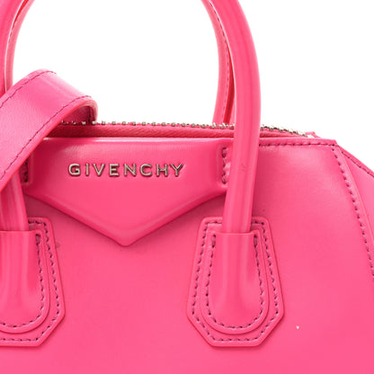 Givenchy Shiny Lord Calfskin Mini Antigona Shocking Pink 8 of 15