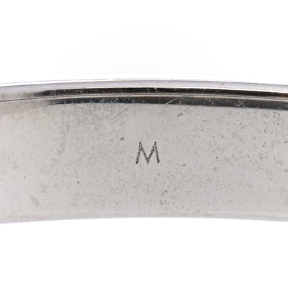 Louis Vuitton Brass Palladium Plated Nanogram Cuff M Silver 7 of 7