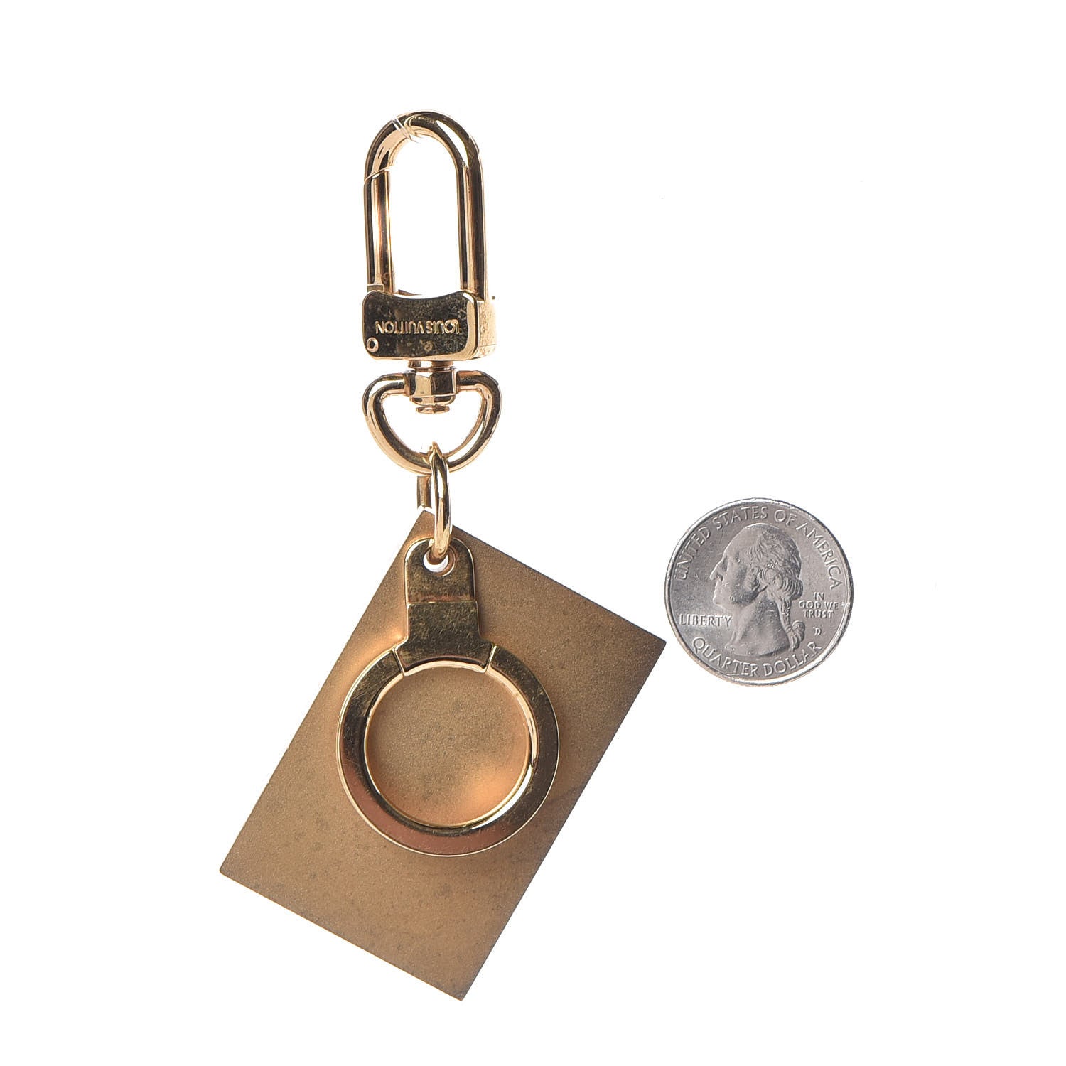 Louis Vuitton Travel Chain Extender Key Ring Gold 2 of 2
