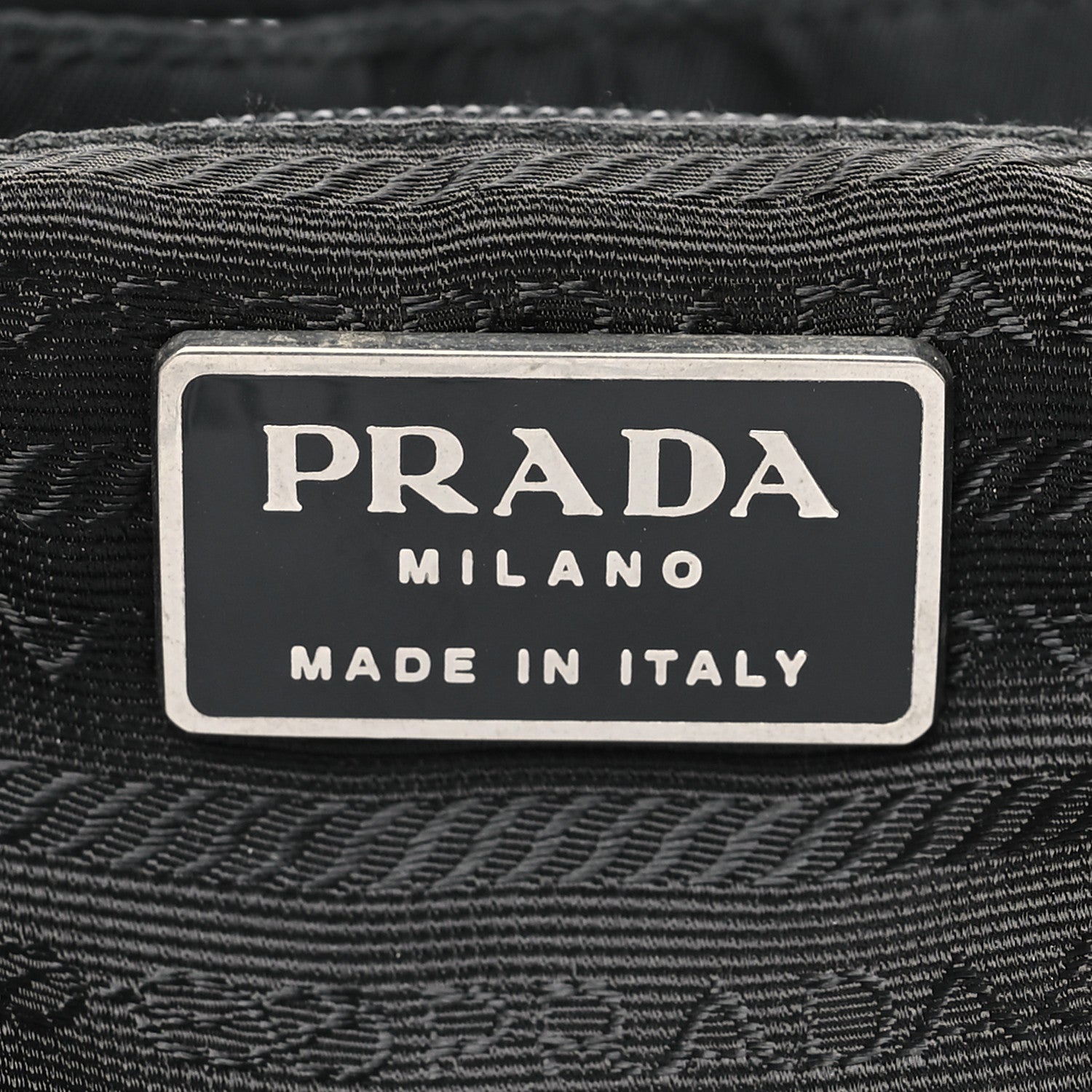 Prada Tessuto Nylon Saffiano Medium Backpack Black 6 of 9
