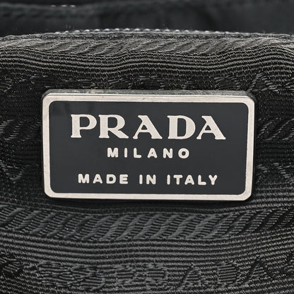 Prada Tessuto Nylon Saffiano Medium Backpack Black 6 of 9