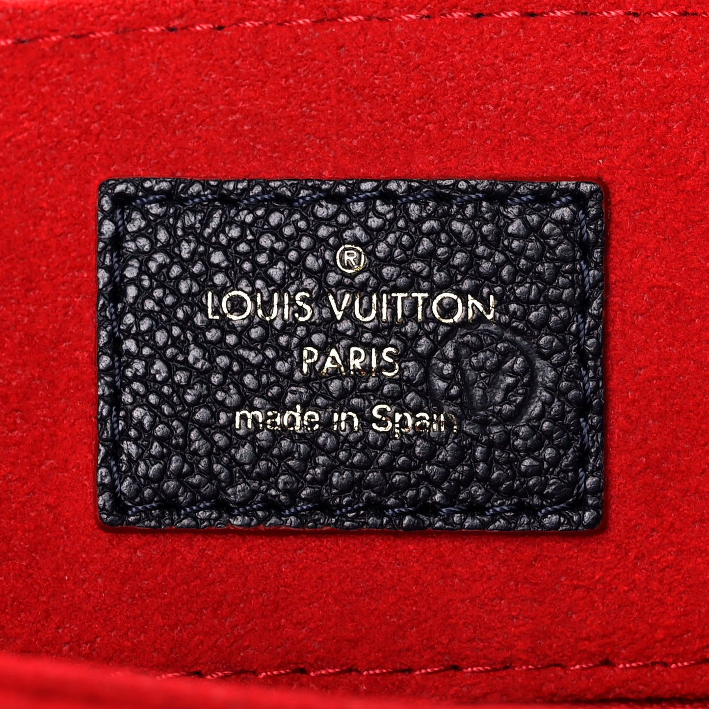 Empreinte Georges MM Marine Rouge
