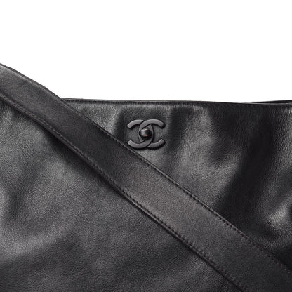 Chanel Calfskin CC Shoulder Bag Black 10 of 10
