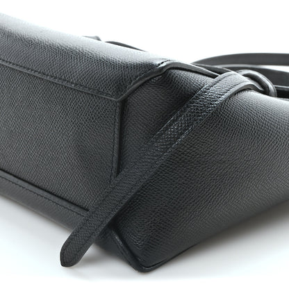 Celine Grained Calfskin Nano Belt Bag Black 9 of 9