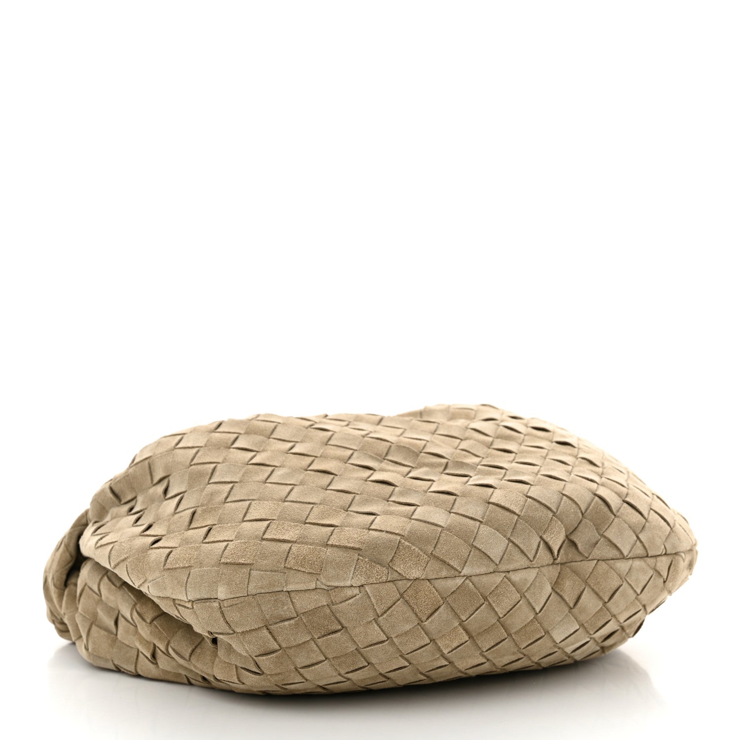 Bottega Veneta Suede Calfskin Intrecciato Teen Jodie Hobo Beige 4 of 10
