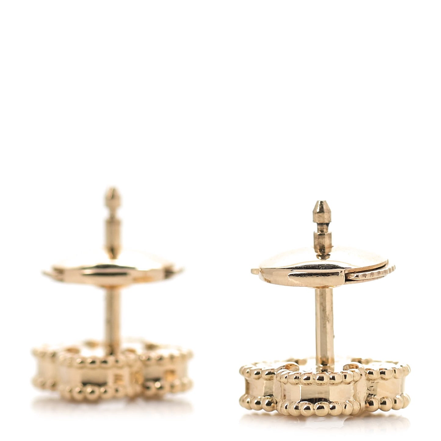 18K Yellow Gold Mother of Pearl Sweet Alhambra Earrings
