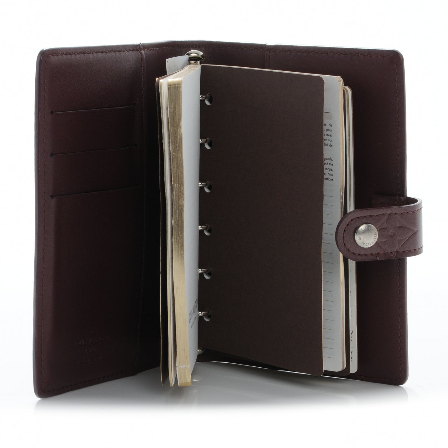 Mat Monogram Small Ring Agenda Violet