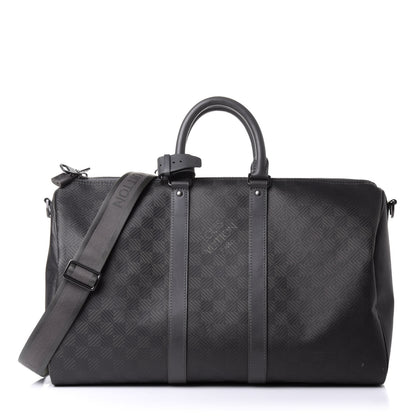 Louis Vuitton Damier Carbone Keepall Bandouliere 45 1 of 12