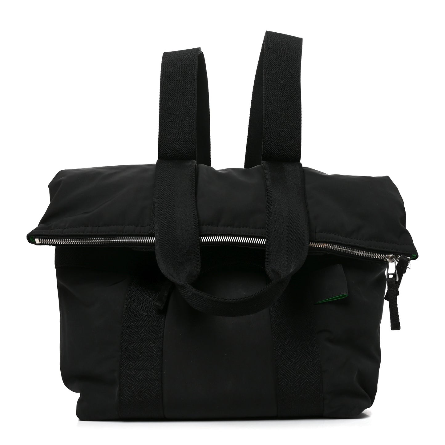Nylon Voyager Backpack Black