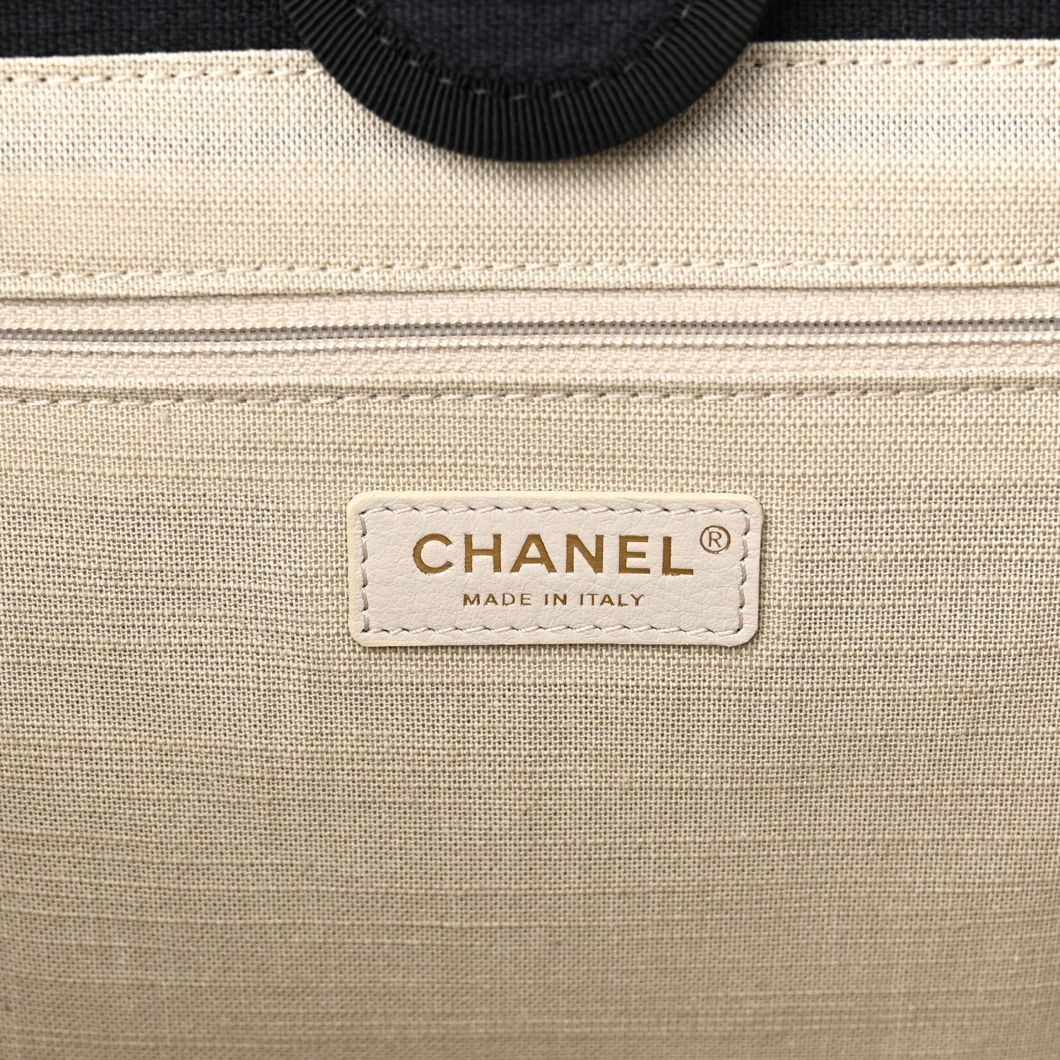 Chanel Mixed Fibers Small Deauville Tote Black 7 of 12