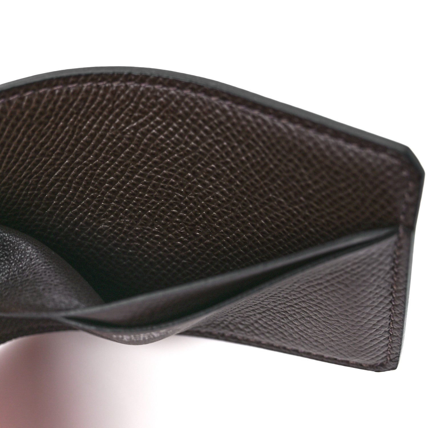 Hermes Epsom City 4CC Card Holder Chocolate 5 of 10