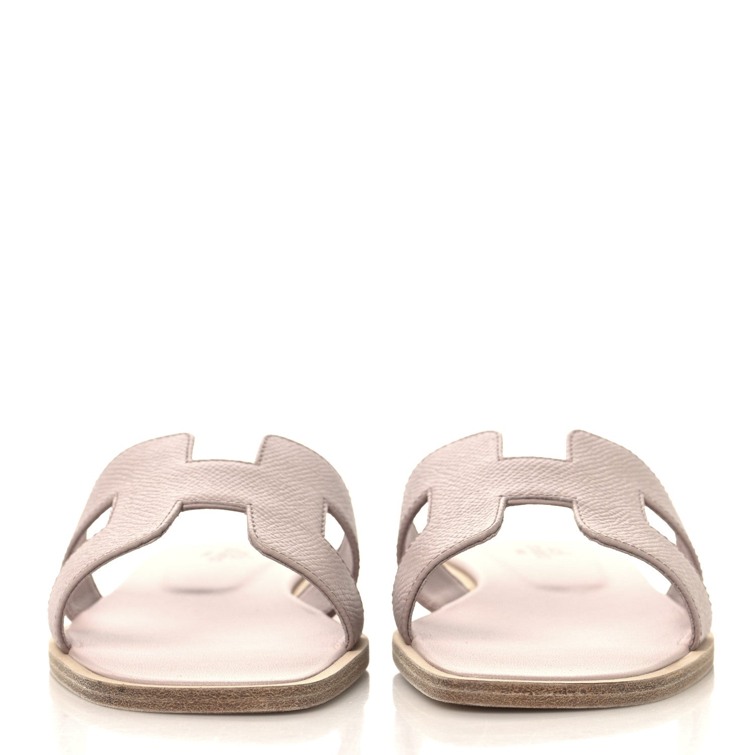Hermes Epsom Oran Sandals 36 Rose Porcelaine 3 of 10