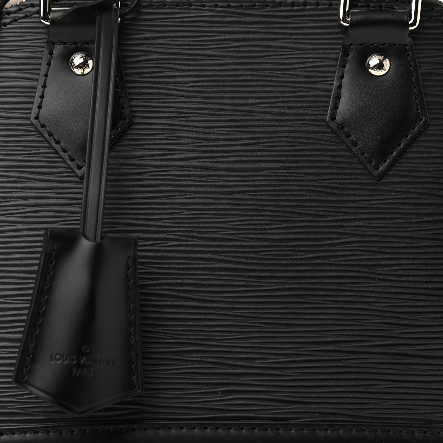 Louis Vuitton Epi Jacquard Alma BB Black 6 of 8