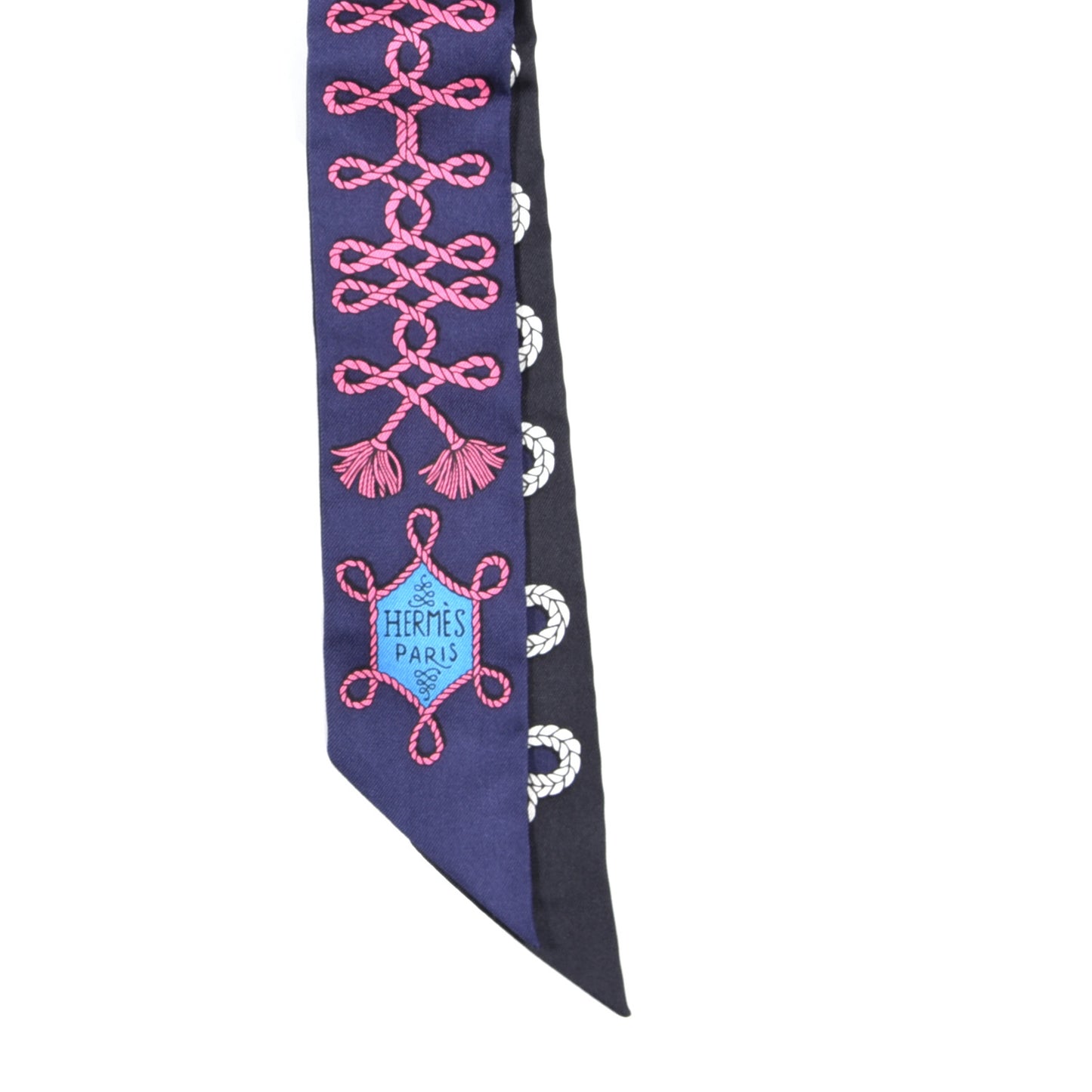 Silk Galons Et Brandebourg Twilly Indigo Rouge Vif Marine