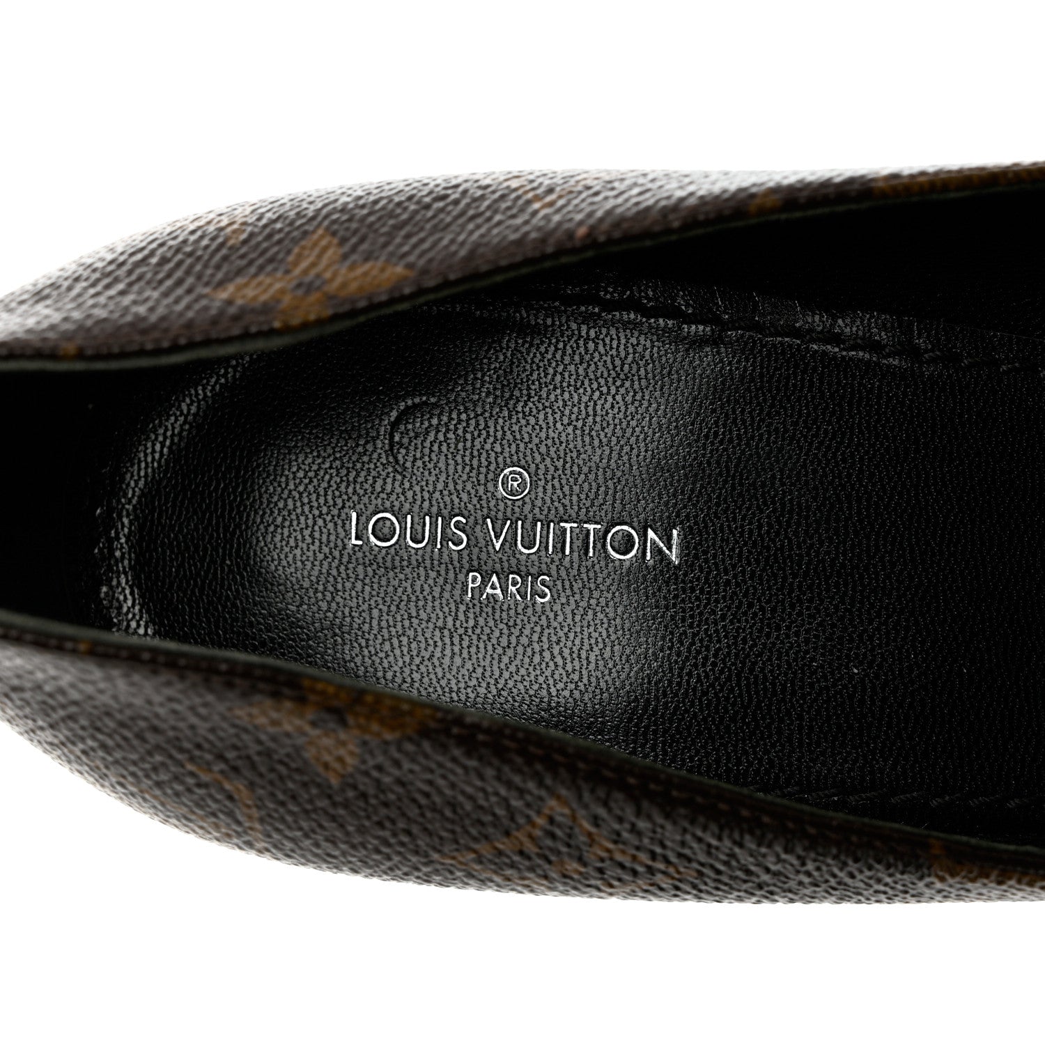 Louis Vuitton Monogram Cherie Pumps 38 Black 7 of 14