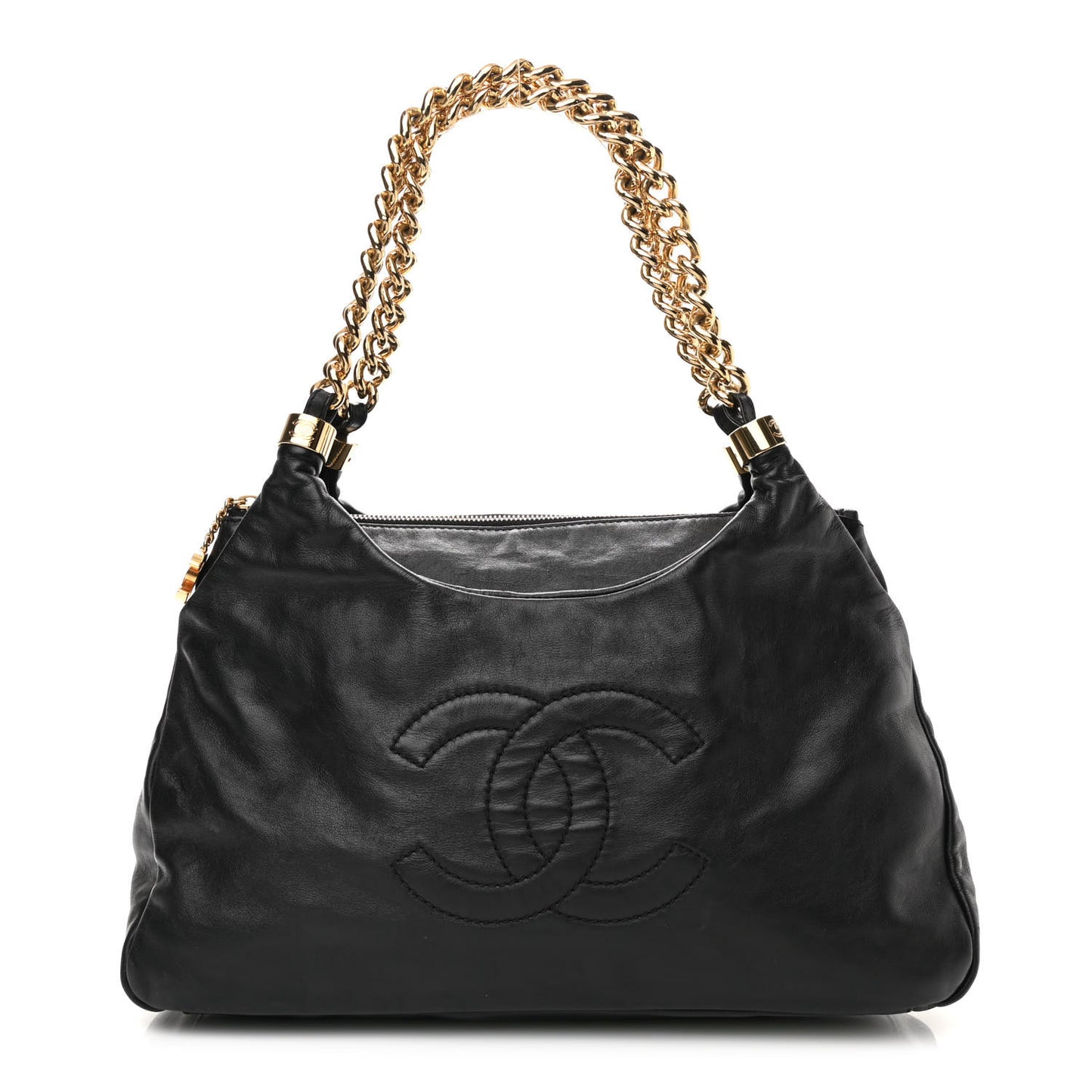 Calfskin Rodeo Drive Hobo Black