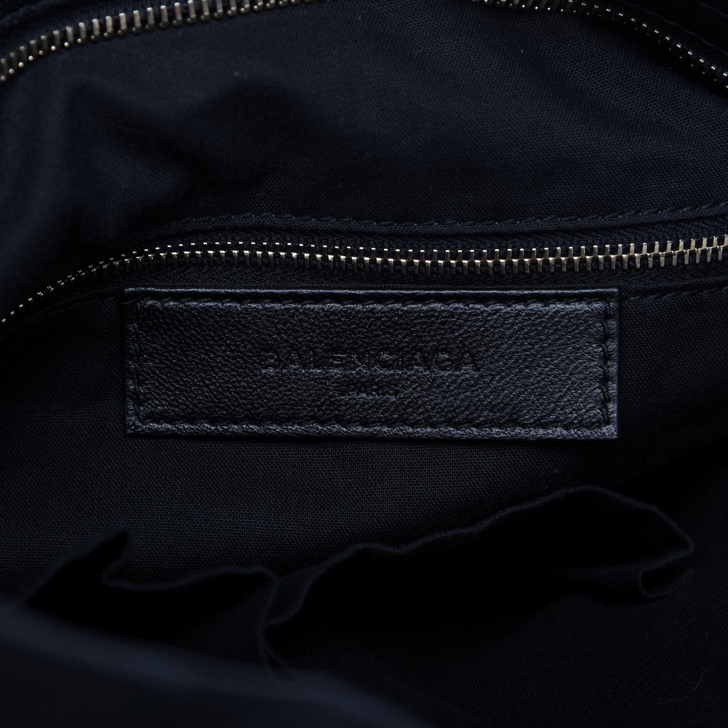 Chevre Gold Metallic Edge Hardware Velo Black