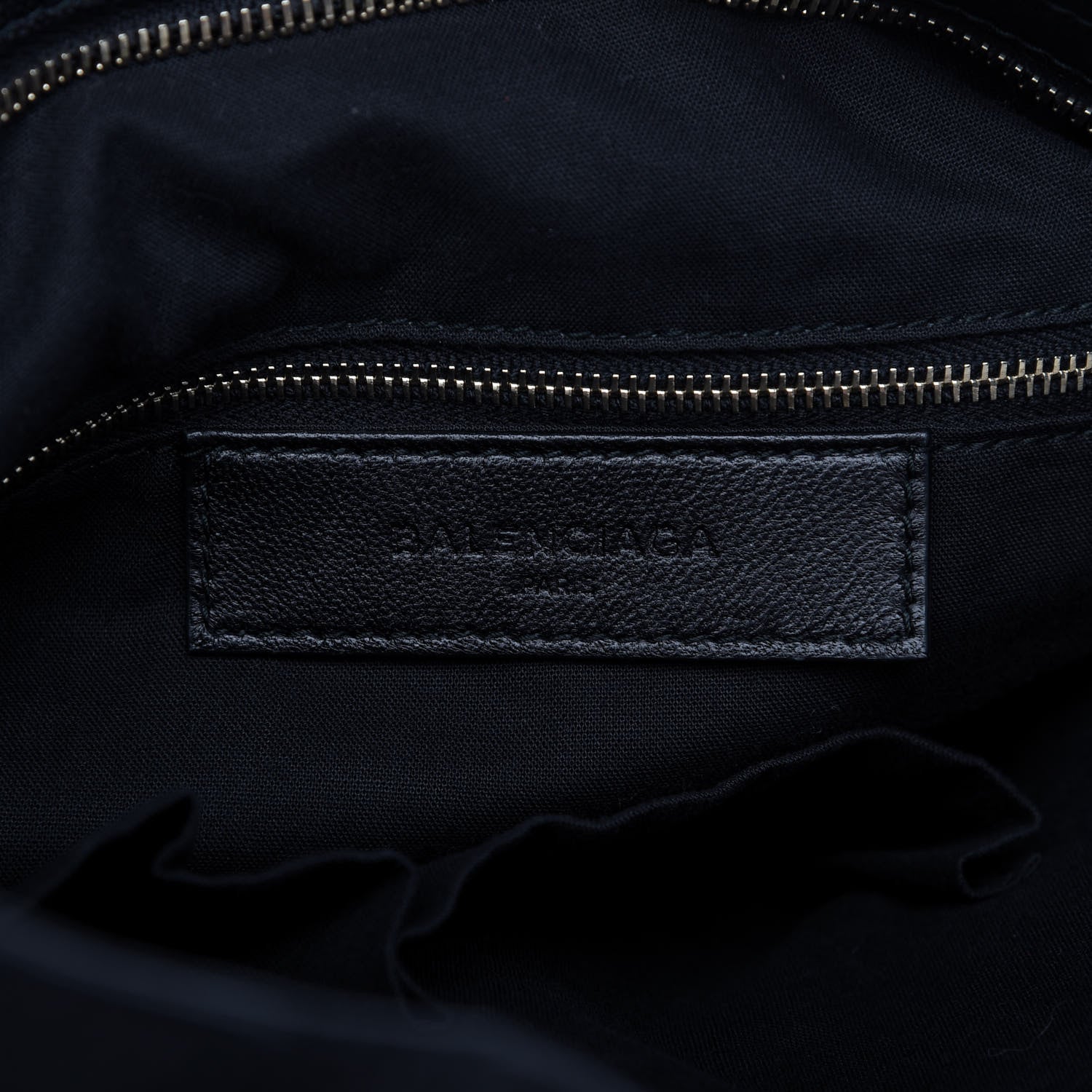 Balenciaga Chevre Gold Metallic Edge Hardware Velo Black 8 of 9
