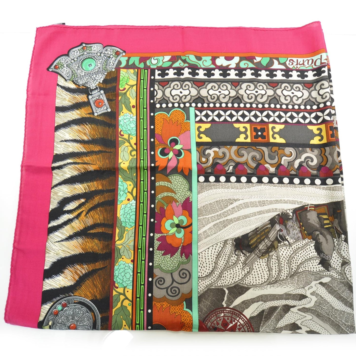 Cashmere Silk La Femme Aux Semelles de Vent Shawl 140